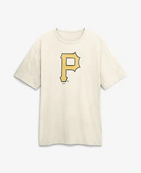 Fanatics Men's Cream Pittsburgh Pirates Stadium Slub T-Shirt