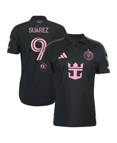Adidas Men's Luis Suarez Black Inter Miami Cf 2026 Presagio On-Field Authentic Patch Jersey