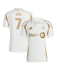 Adidas Men's Son Heung-Min White Lafc 2025 Secondary Replica Player Jersey