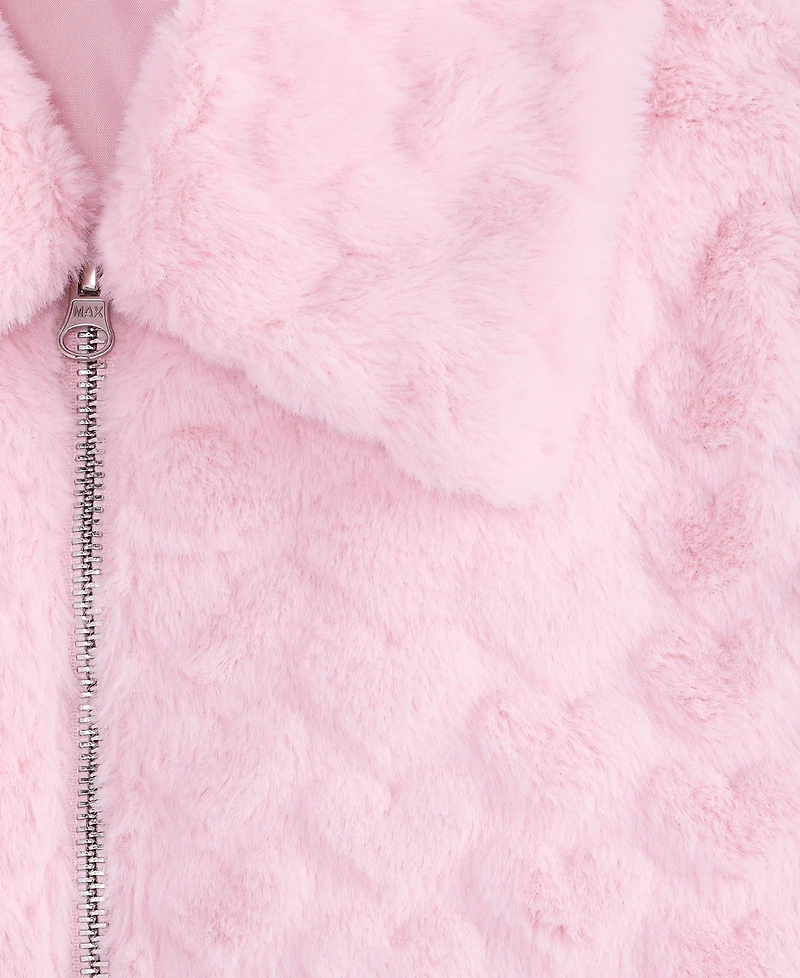Epic Threads Girls' Xs-xl Heart Faux-Fur Jacket, Macy's Exclusive