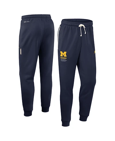 Jordan Men's Navy Michigan Wolverines 2026 Sideline Standard Issue Dri-fit Taper Pants