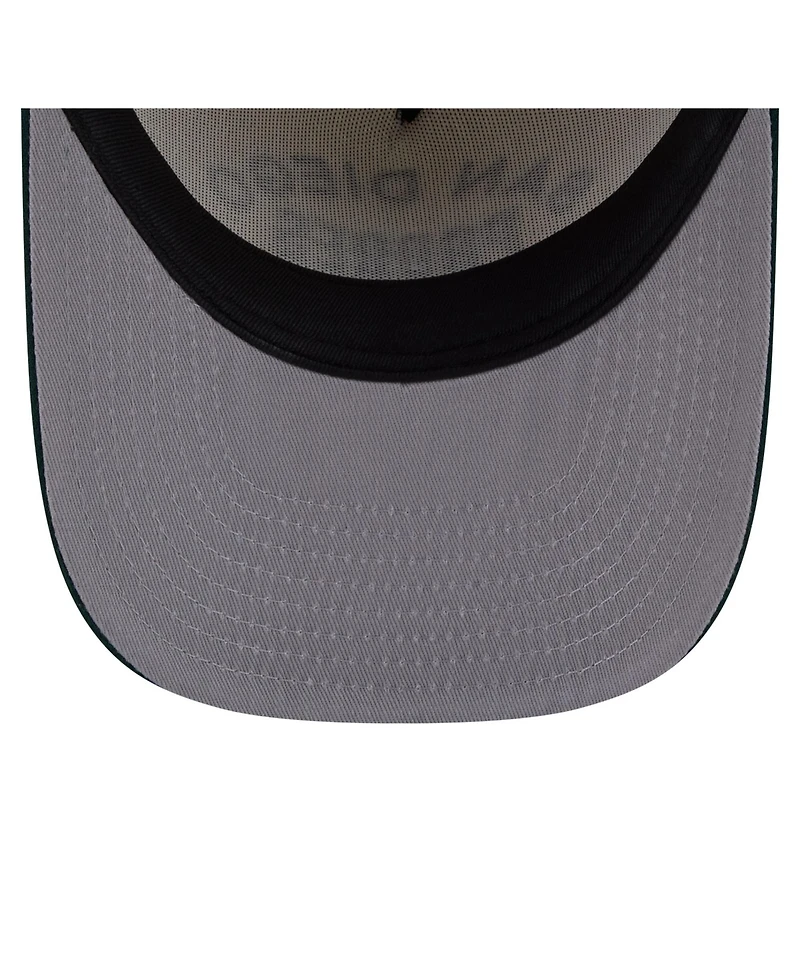 New Era Men's Cream/Dark Green San Diego Padres Chrome A-Frame 9FIFTY Snapback Hat