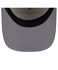 New Era Men's Cream/Dark Green San Diego Padres Chrome A-Frame 9FIFTY Snapback Hat