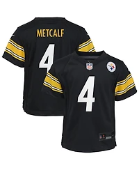 Nike Preschool D.k. Metcalf Black Pittsburgh Steelers Team Game Jersey
