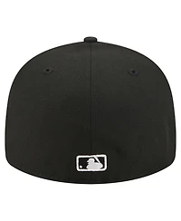 New Era Men's Black Houston Astros Americana Bald Eagle Pre-Curved 59FIFTY Fitted Hat