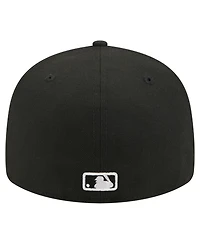 New Era Men's Black Chicago White Sox Americana Bald Eagle Pre-Curved 59FIFTY Fitted Hat