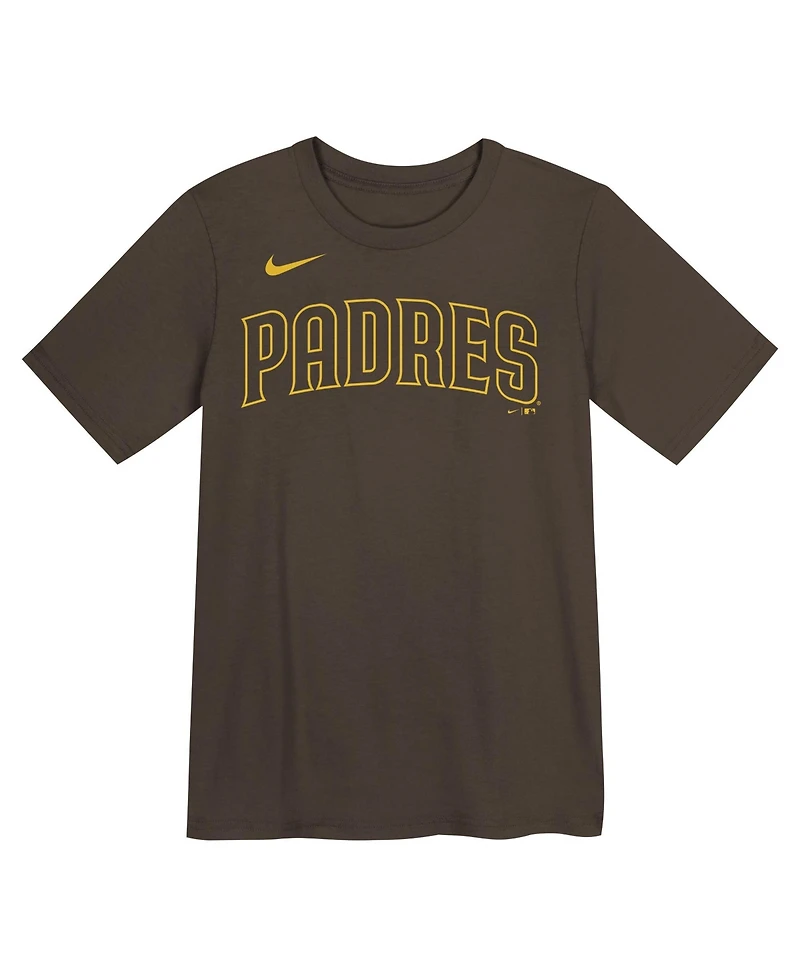 Nike Preschool Jackson Merrill Brown San Diego Padres Name & Number T-Shirt