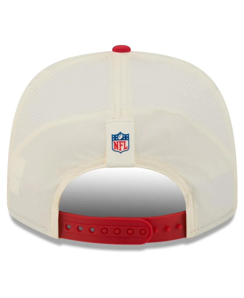 New Era Men's Cream/Red Kansas City Chiefs 2026 Nfl Training Camp 9SEVENTY Adjustable Hat