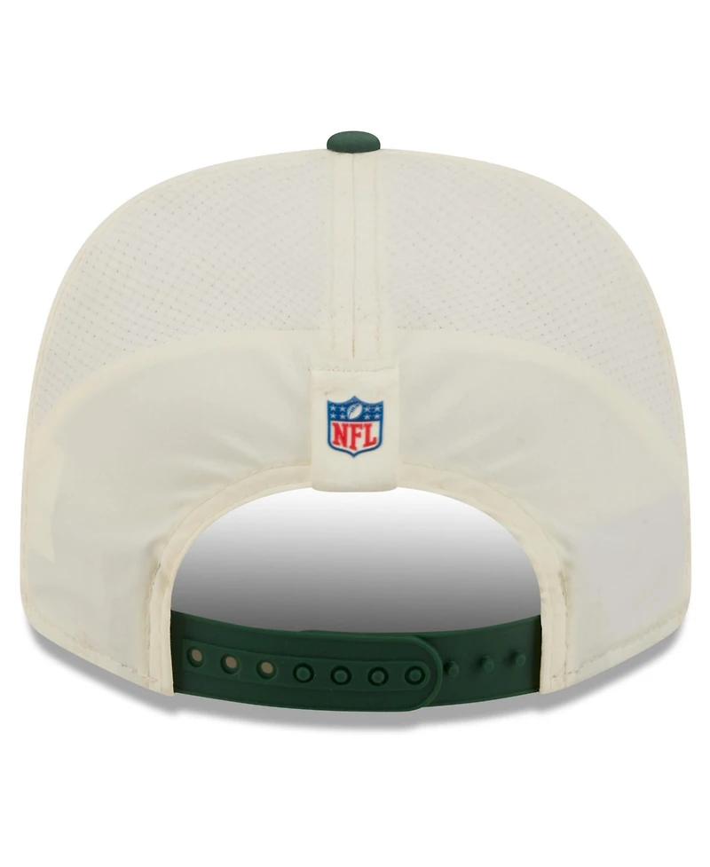 New Era Men's Cream/Green Bay Packers 2026 Nfl Training Camp 9SEVENTY Adjustable Hat