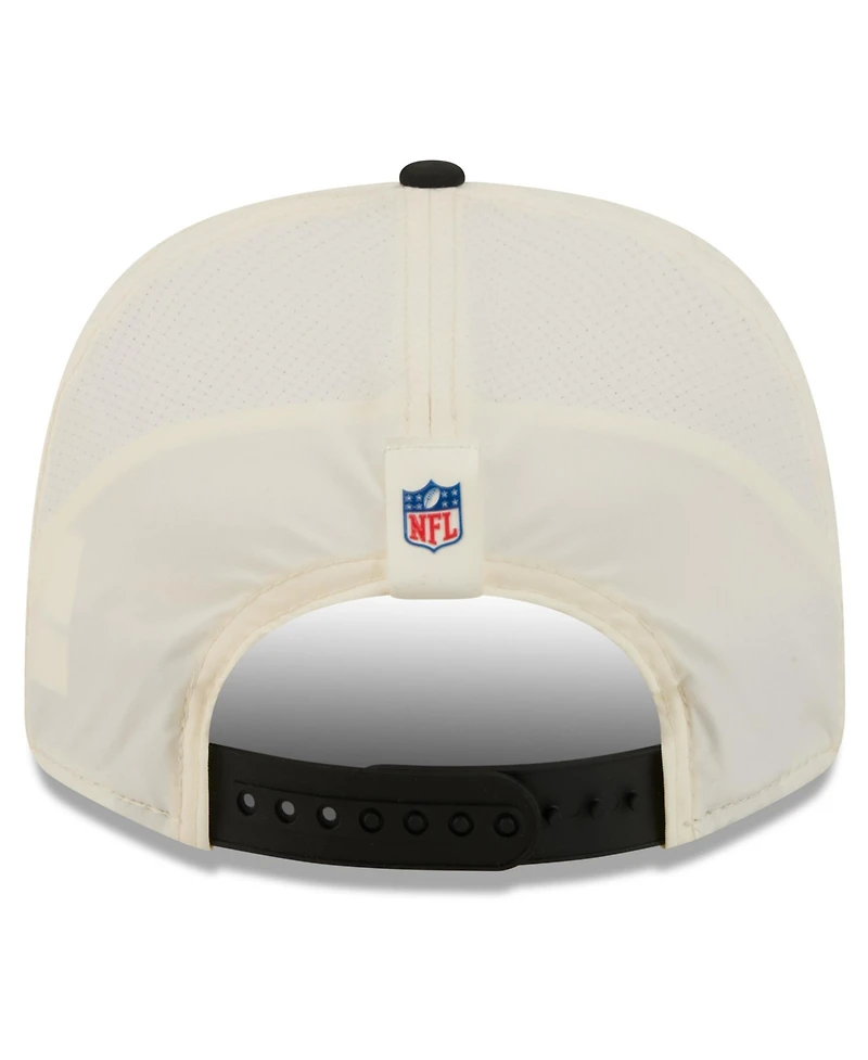 New Era Men's Cream/Black Cincinnati Bengals 2026 Nfl Training Camp 9SEVENTY Adjustable Hat