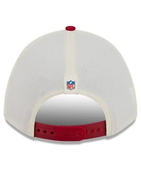 New Era Men's Cream/Scarlet San Francisco 49ers 2026 Nfl Training Camp 9FORTY Adjustable Hat