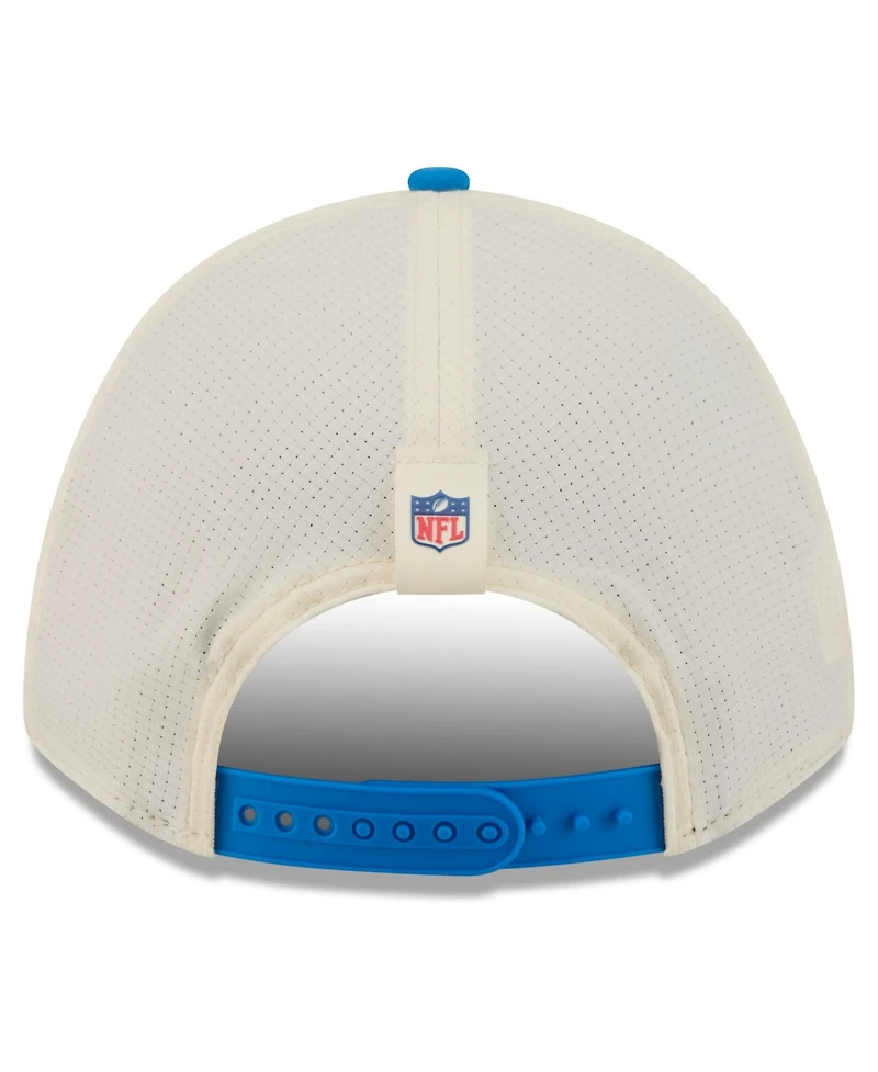 New Era Men's Cream/Blue Detroit Lions 2026 Nfl Training Camp 9FORTY Adjustable Hat