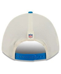 New Era Men's Cream/Blue Detroit Lions 2026 Nfl Training Camp 9FORTY Adjustable Hat