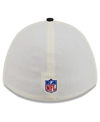 New Era Men's Cream/Black Pittsburgh Steelers 2026 Nfl Training Camp 39THIRTY Flex Hat