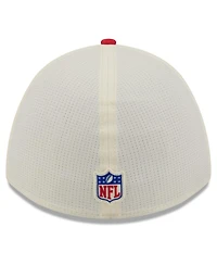 New Era Men's Cream/Red Kansas City Chiefs 2026 Nfl Training Camp 39THIRTY Flex Hat