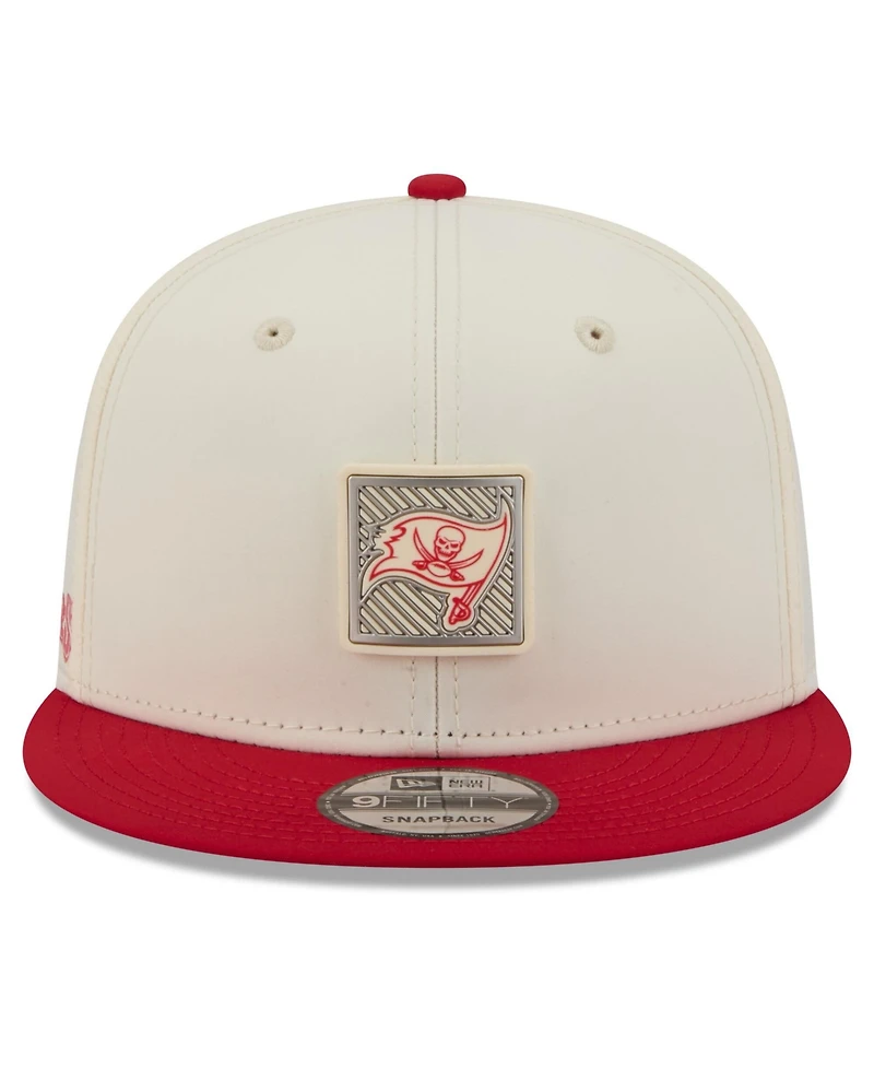 New Era Men's Cream/Red Tampa Bay Buccaneers 2026 Nfl Training Camp 9FIFTY Snapback Hat