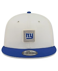 New Era Men's Cream/Royal New York Giants 2026 Nfl Training Camp 9FIFTY Snapback Hat