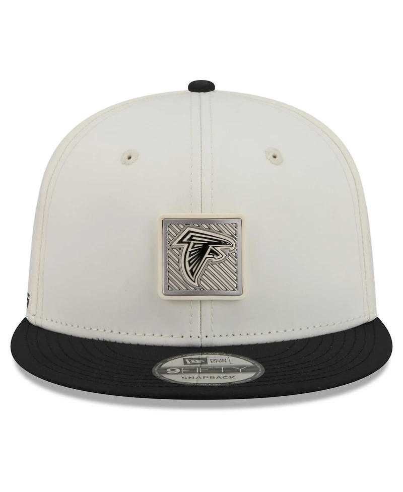 New Era Men's Cream/Black Atlanta Falcons 2026 Nfl Training Camp 9FIFTY Snapback Hat