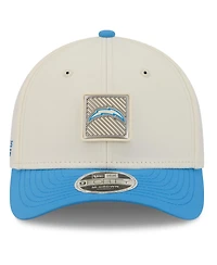 New Era Men's Cream/Powder Blue Los Angeles Chargers 2026 Nfl Training Camp 9FORTY Adjustable Hat