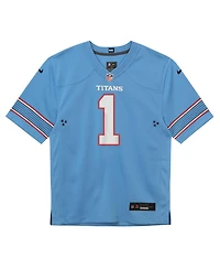 Nike Baby Boys and Girls Cameron Ward Light Blue Tennessee Titans Team Game Jersey