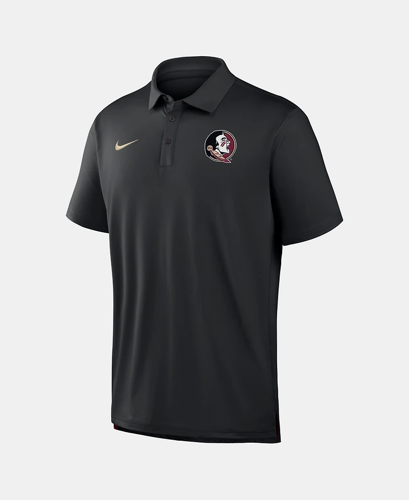 Nike Men's Black Florida State Seminoles 2026 Sideline Tour Dri-fit Polo Shirt