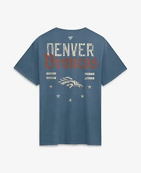 Fanatics Men's Blue Denver Broncos Washed Americana T-Shirt