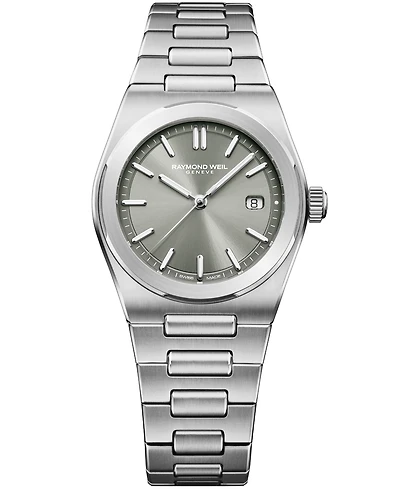 Raymond Weil Women's Silver-Tone Stainless Steel Watch 30mm