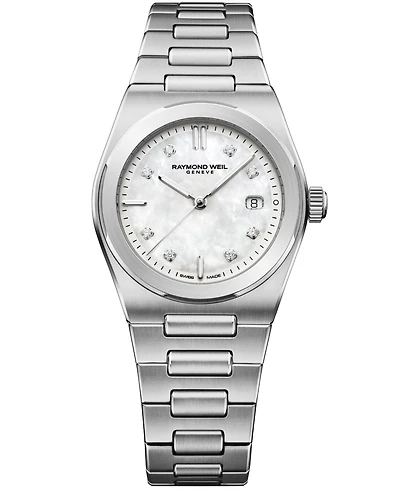 Raymond Weil Women's Silver-Tone Stainless Steel Watch 30mm