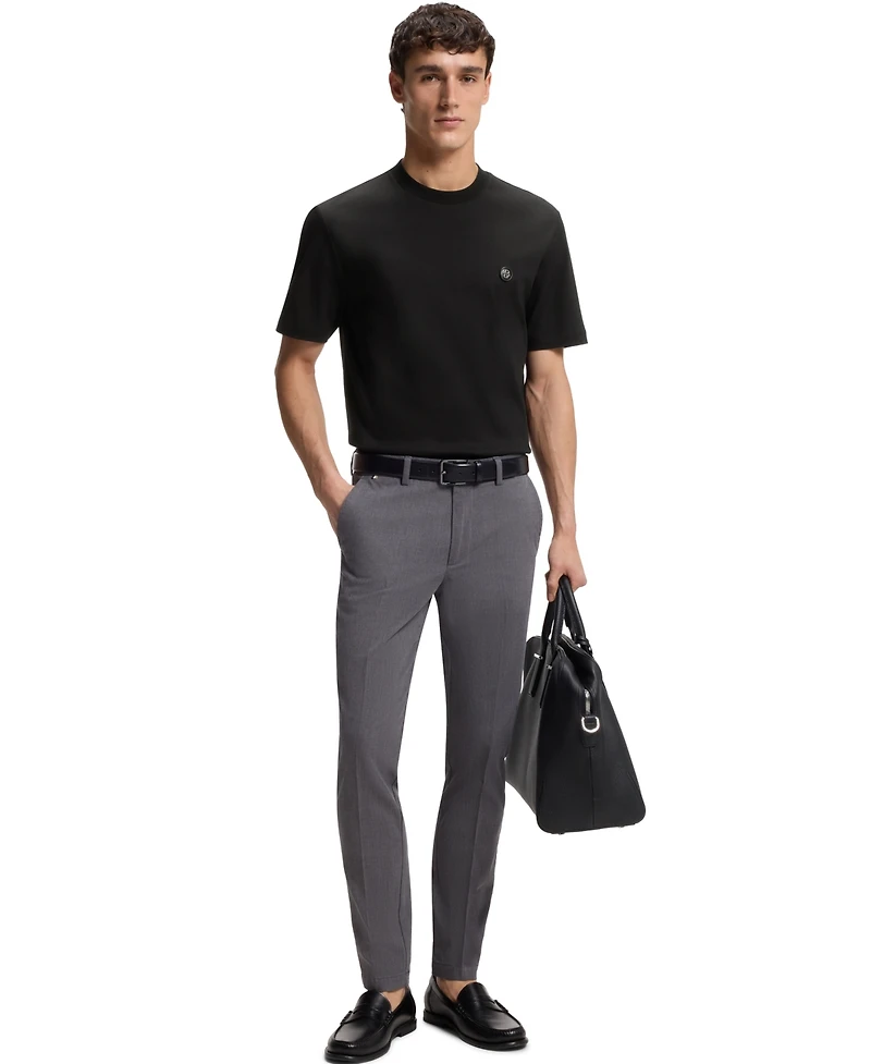 Boss by Hugo Men's Mercerized-Cotton Double B Monogram T-Shirt