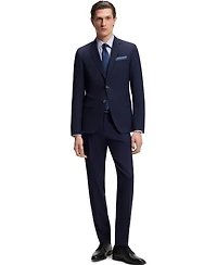 Boss by Hugo Men's Easy-Iron Stretch-Cotton Dobby Regular-Fit Dress Shirt