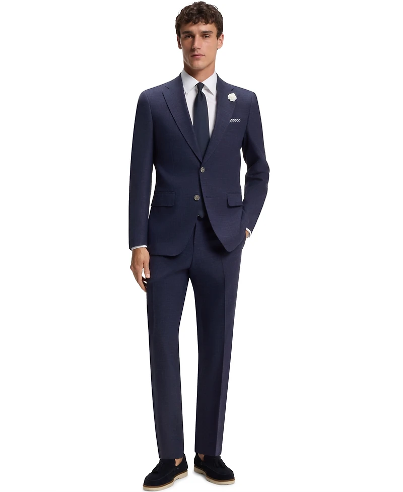 Boss by Hugo Men's Melange Stretch Slim-Fit Blazer