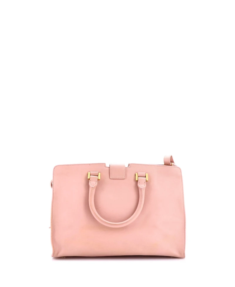 Pre-Owned Saint Laurent Small Monogram Cabas Leather