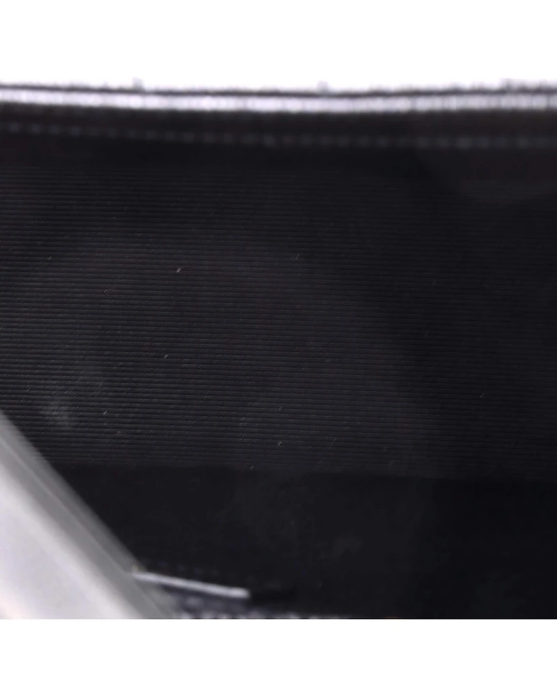 Pre-Owned Saint Laurent Large Classic Monogram Envelope Satchel Matelasse Chevron Leather