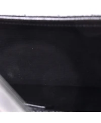 Pre-Owned Saint Laurent Large Classic Monogram Envelope Satchel Matelasse Chevron Leather