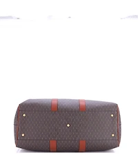 Pre-Owned Saint Laurent 72H Le Monogramme Duffle Bag Monogram All Over Coated Canvas and Leather