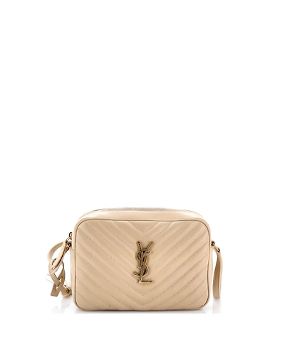 Pre-Owned Saint Laurent Small Lou Camera Bag Matelasse Chevron Leather