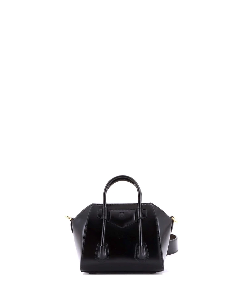 Pre-Owned Givenchy Mini Antigona Lock Bag Leather