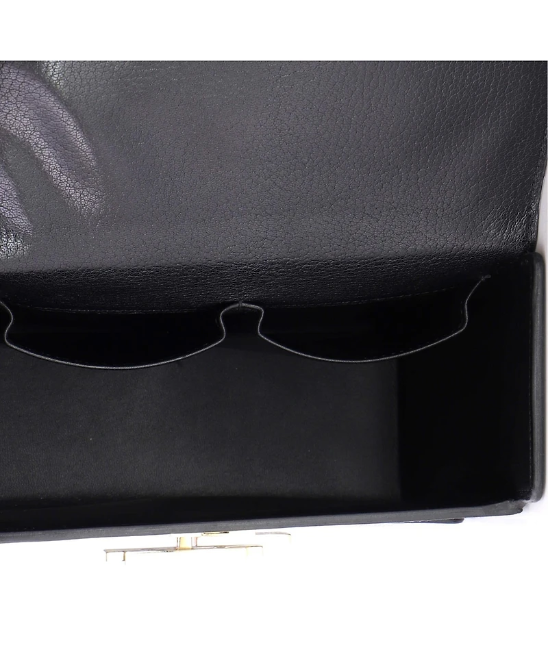 Pre-Owned HERMES Cinhetic Top Handle Bag Chevre Chamkila