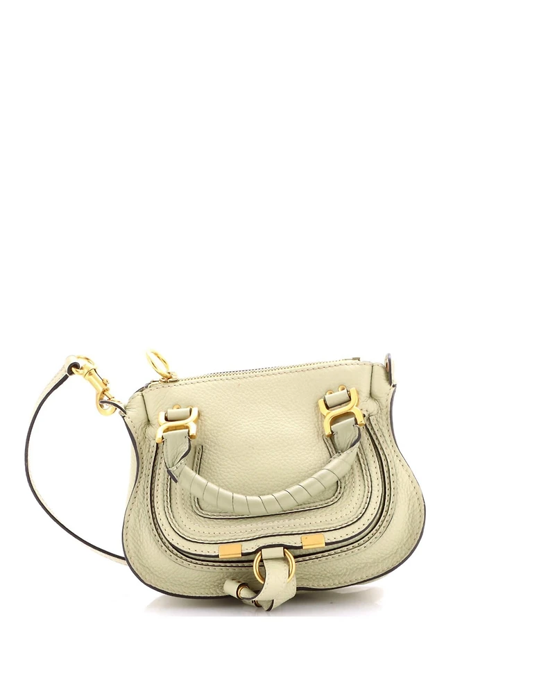 Pre-Owned Chloe Baby Marcie Satchel Leather
