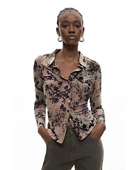 Desigual Women's Flocked Shirt