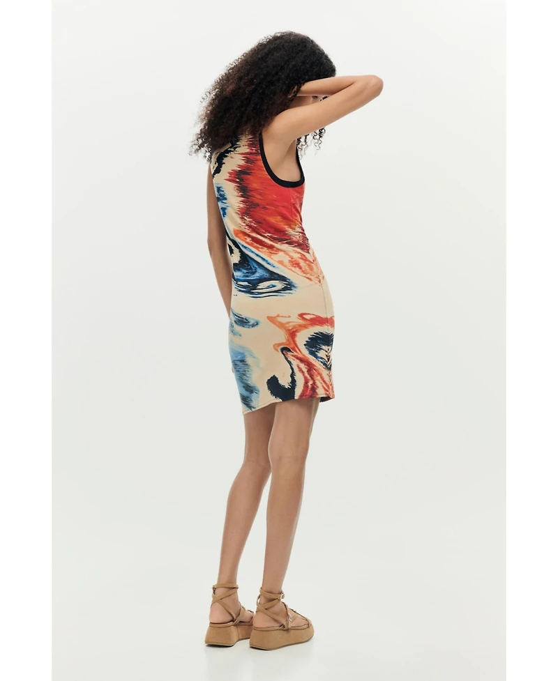 Desigual Women's Sleeveless printed dress