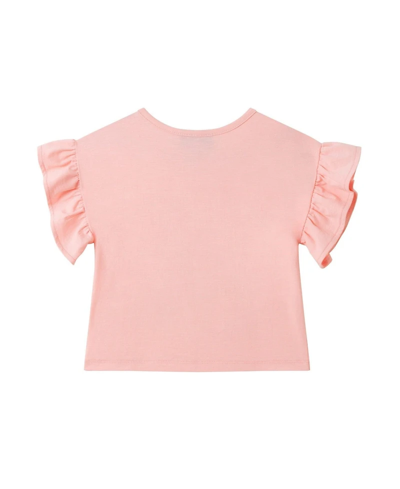 Andy & Evan Toddler Girls 2T- 6 Jersey Ruffle Tee