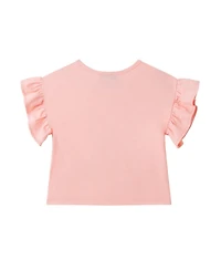 Andy & Evan Toddler Girls 2T- 6 Jersey Ruffle Tee