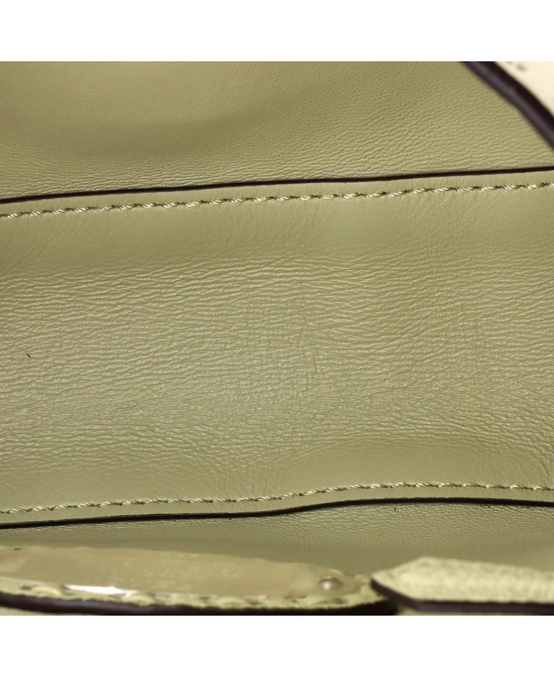 Pre-Owned Fendi Medium Selleria Baguette Nm Bag Leather