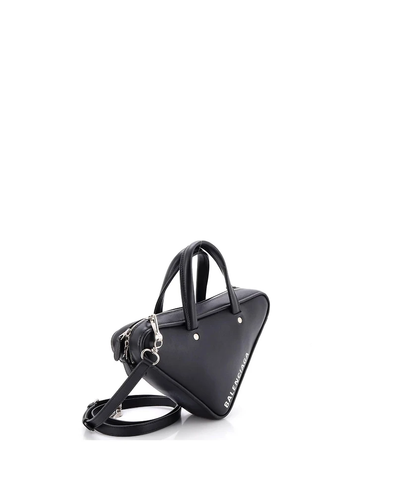 Pre-Owned Balenciaga Small Triangle Duffle Bag Leather
