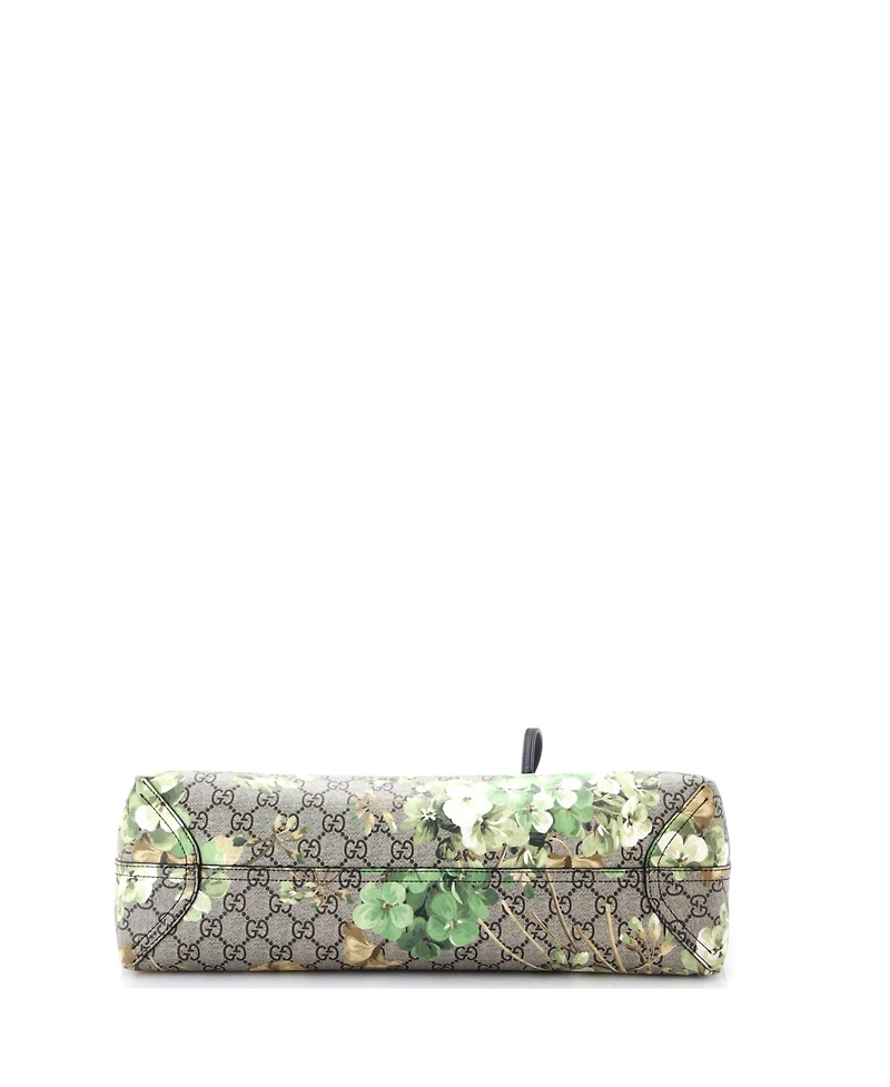 Pre-Owned Gucci Medium Reversible Tote Blooms Gg Print Leather