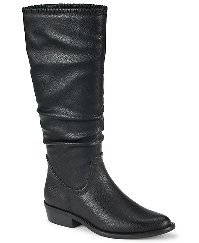 Baretraps Women's Nilla Zipper Tall Almond Toe Boots