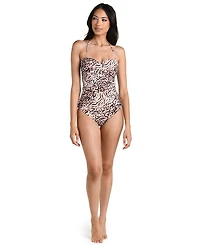La Blanca Women's Fierce Territory Bandeau Tankini Top