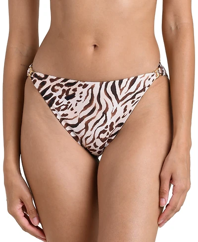 La Blanca Women's Fierce Territory Full-Coverage Mid-Waist Hipster Swim Bottoms