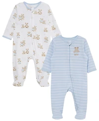 Little Me Baby Boys' Long-Sleeve Coverall, 2-Pack